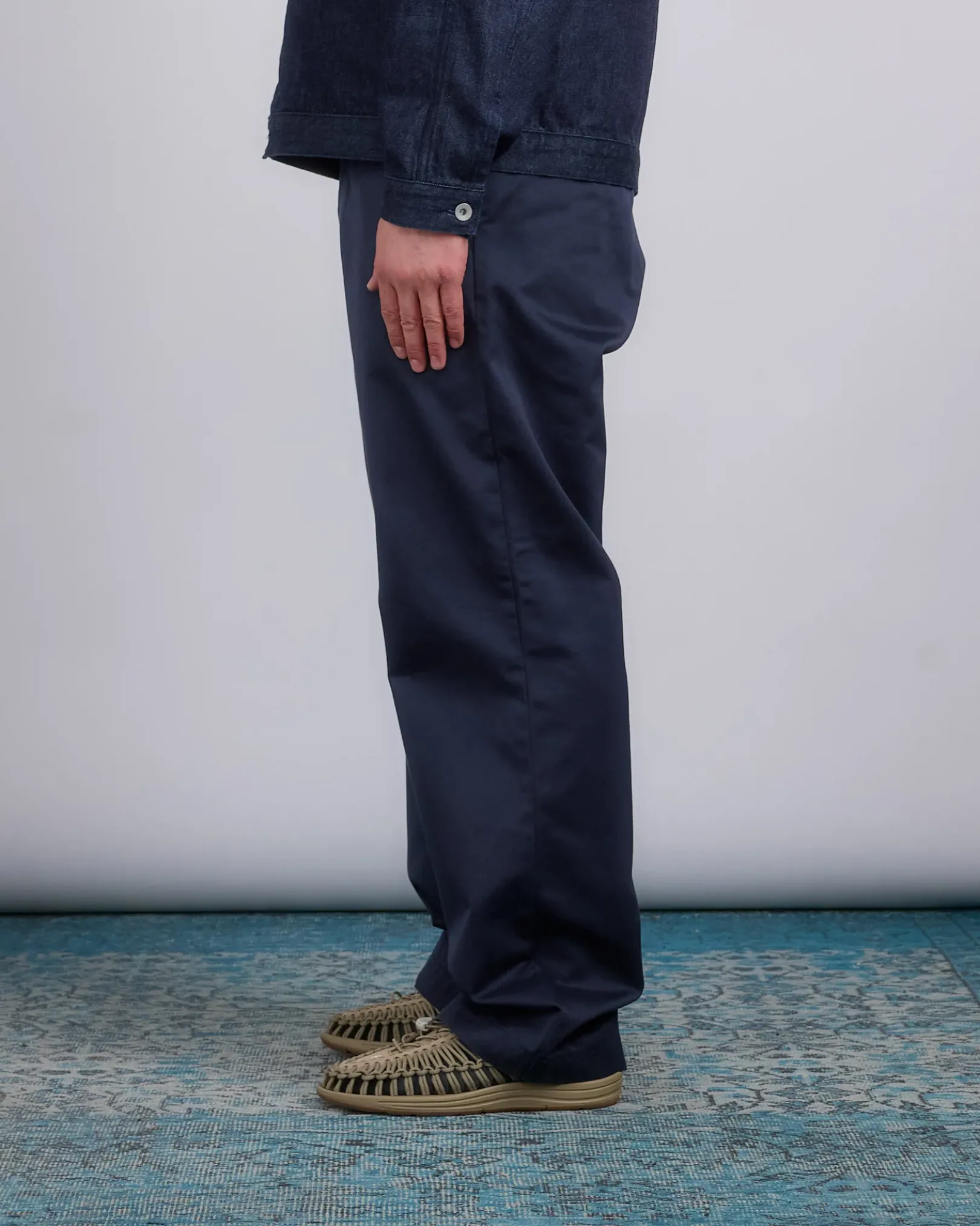 New nanamica Wide Straight CCY Chino Pant Navy