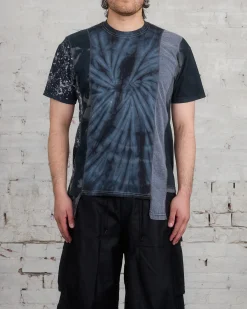 Fashion Needles 5 Cuts T-Shirt Bu0026W Mishsmash Dye