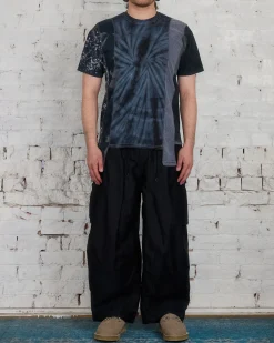 Fashion Needles 5 Cuts T-Shirt Bu0026W Mishsmash Dye