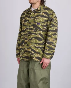 Online Needles D.N. Coverall Jacket Cotton Ripstop Tiger Camo
