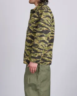 Online Needles D.N. Coverall Jacket Cotton Ripstop Tiger Camo