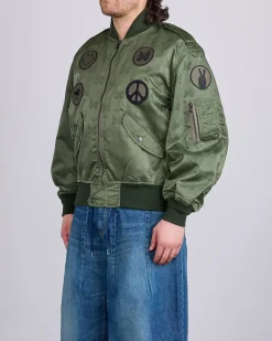 Hot Needles L2-B Jacket Papillon Jacquard Sateen Olive