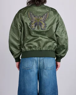 Hot Needles L2-B Jacket Papillon Jacquard Sateen Olive