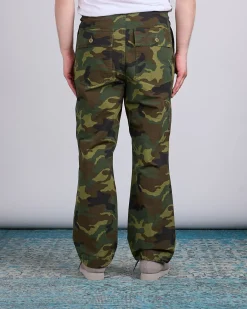 Clearance Needles String Fatigue Pant Cotton Ripstop Woodland Camo