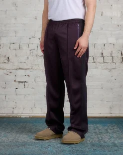 Clearance Needles Track Pant Poly Smooth Dark Purple