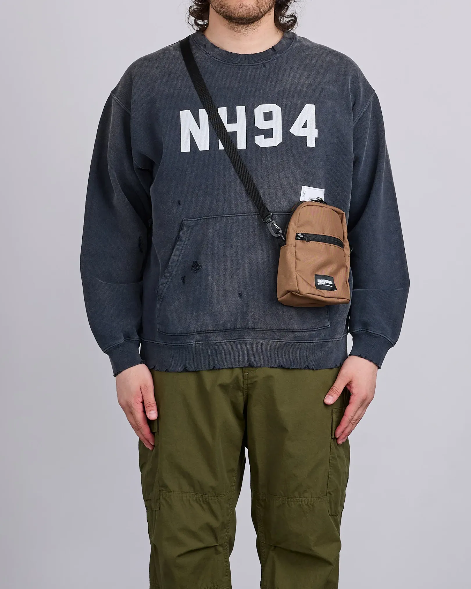 Hot Neighborhood Mini Vertical Bag Brown