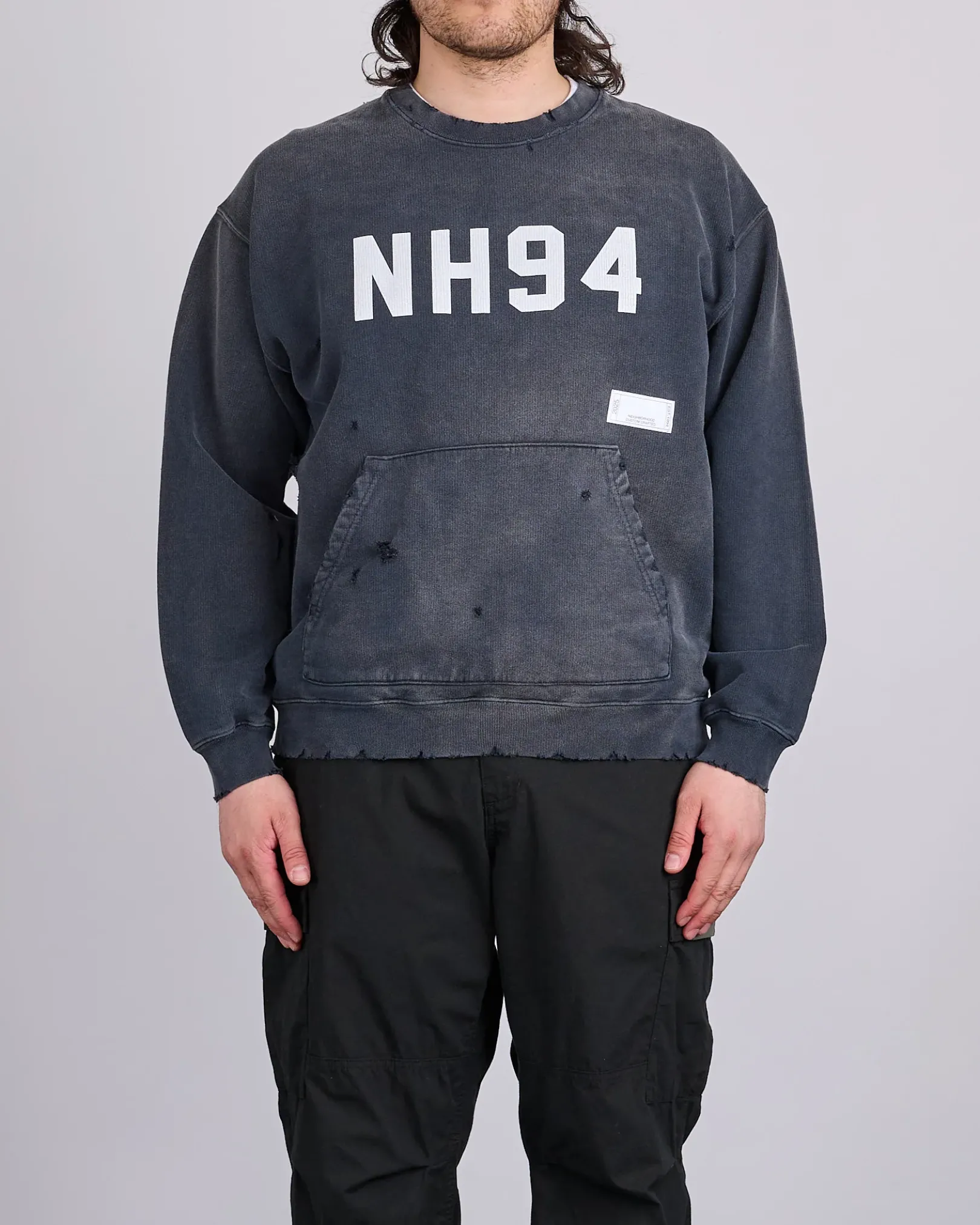 Online Neighborhood Savage Crewneck Sweat Shirt Black