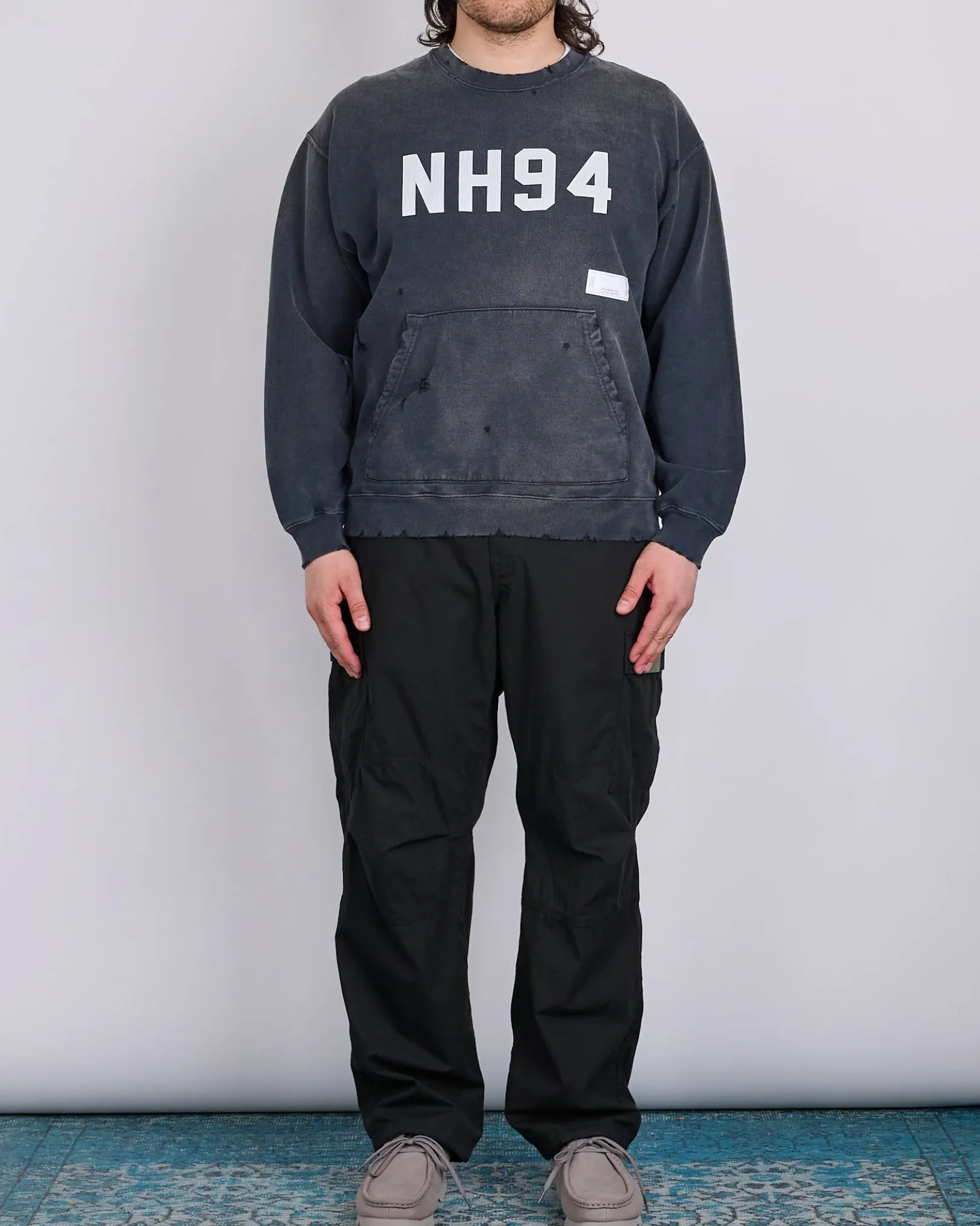 Online Neighborhood Savage Crewneck Sweat Shirt Black