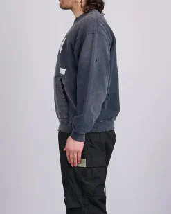 Online Neighborhood Savage Crewneck Sweat Shirt Black