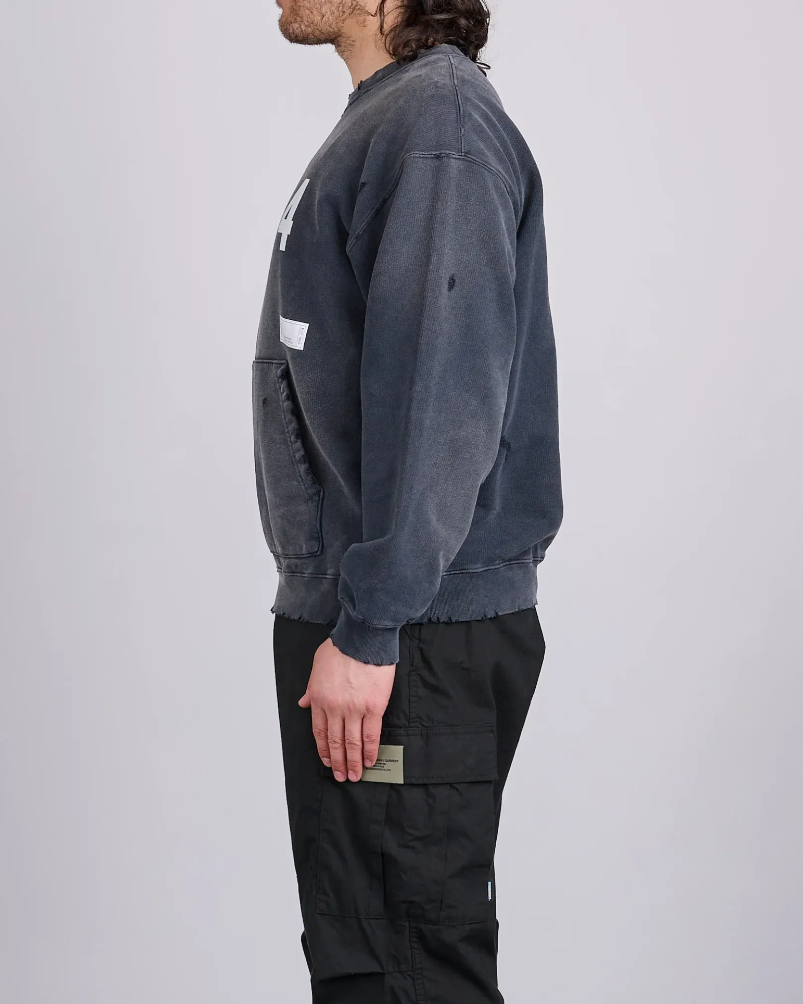 Online Neighborhood Savage Crewneck Sweat Shirt Black