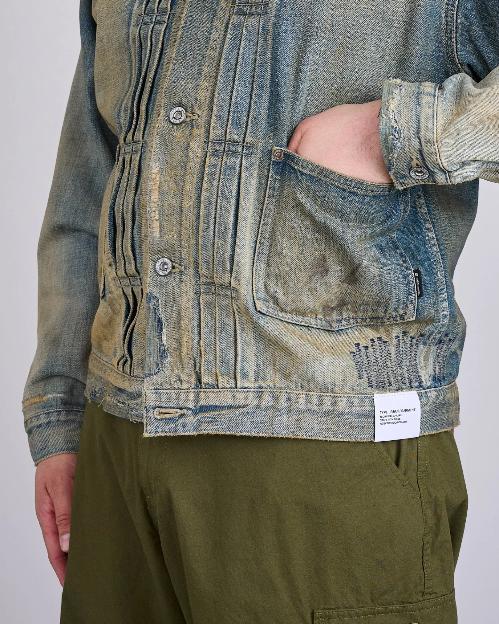 New Neighborhood Savage Type-1 Denim Jacket MOD Indigo