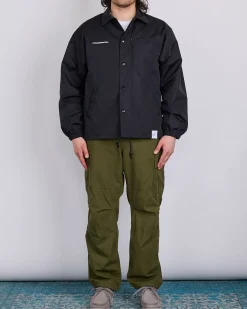 Discount Neighborhood Windbreaker Jacket-2 Black