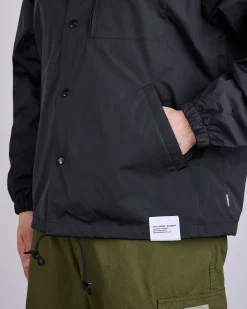 Discount Neighborhood Windbreaker Jacket-2 Black