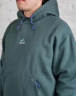 Hot Nike ACG Therma-FIT Lungs Hooded Sweatshirt Vintage Green Summit White