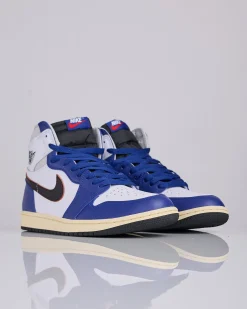 Clearance Nike Air Jordan 1 High OG "Rare Air" White Black-Neutral Grey-Deep Royal Blue DZ5485 100