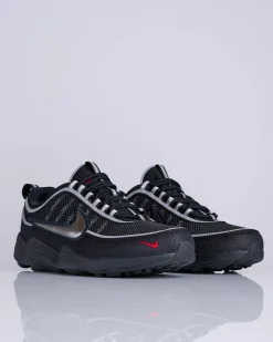 Outlet Nike Air Zoom Spiridon SP Black Black-Metallic Silver-Sport Red HF9117-002