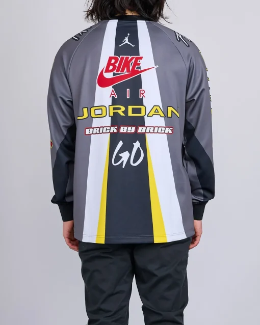 Best Nike Jordan x Nigel Sylvester Jersey Iron Grey Black Cinnabar