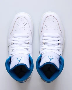 Best Nike Men's Air Jordan 1 Mid SE White/Industrial Blue-Sail