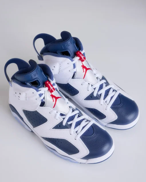 Best Nike Men's Air Jordan 6 Retro "Olympic" White Varsity Red-Midnight Navy