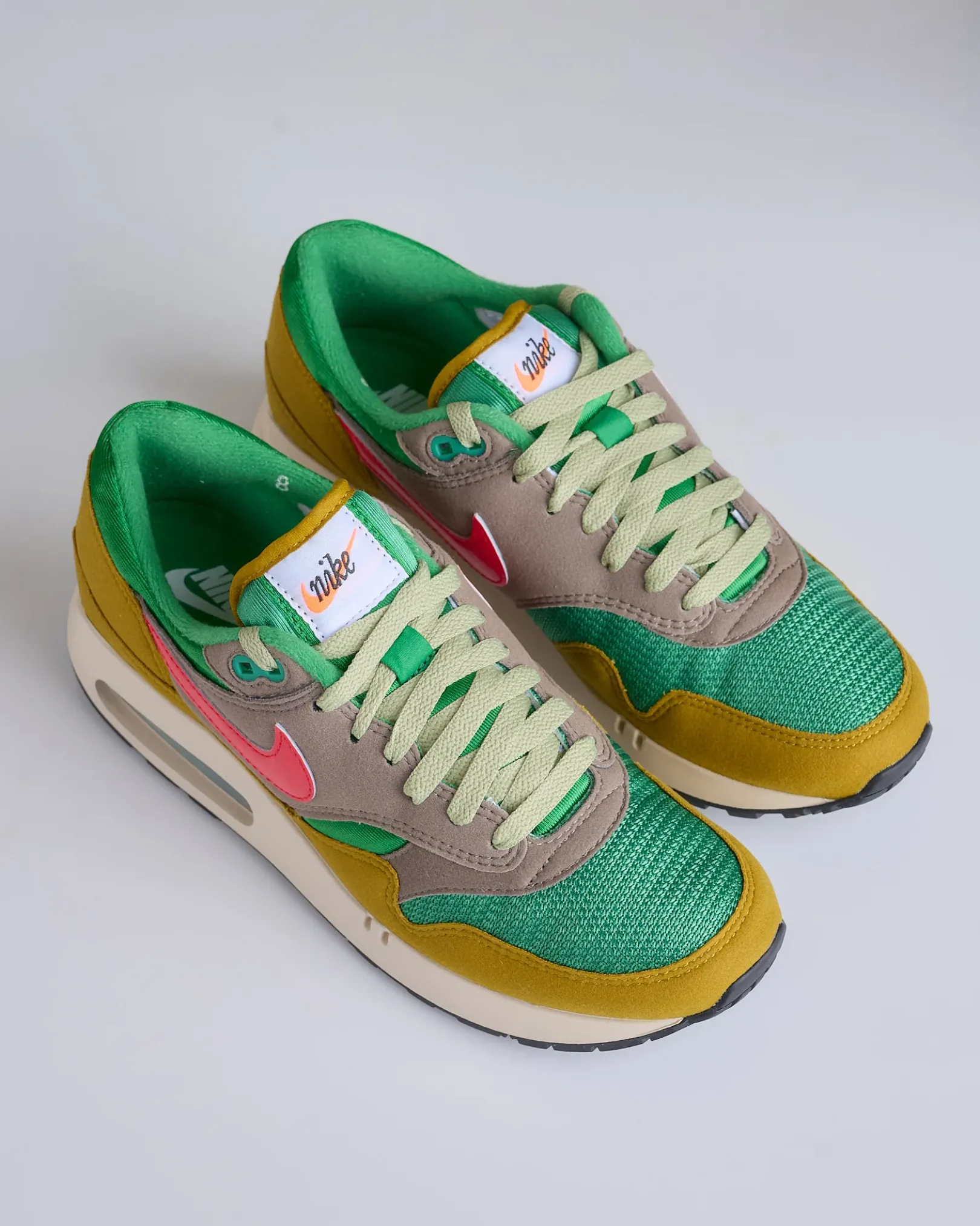 Outlet Nike Men's Air Max 1 '86 Premium Classic Green Ember Glow-Olive Grey