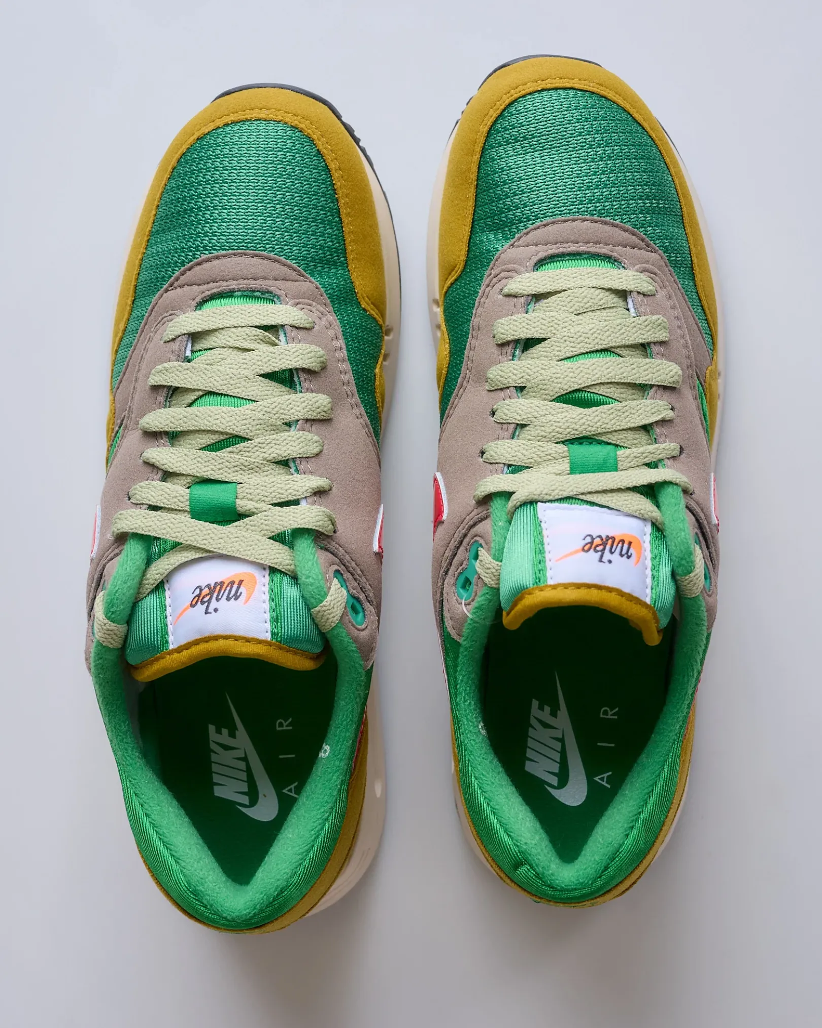 Outlet Nike Men's Air Max 1 '86 Premium Classic Green Ember Glow-Olive Grey