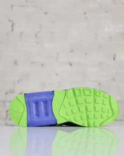 Discount Nike Men's Air Max 180 Black White-Action Green-Persian Violet