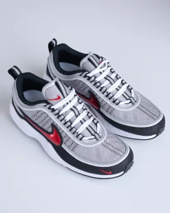 Online Nike Men's Air Zoom Spiridon SP Metallic Silver/Sport Red-Black-White