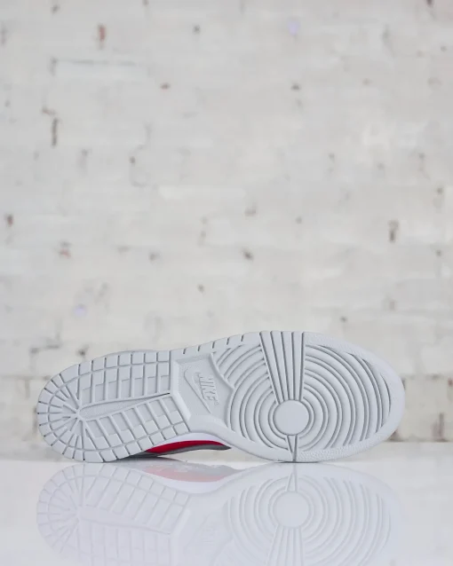 Online Nike Men's Dunk Low Varsity Red Silver-White FQ6965 600