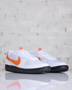 New Nike Men's Field General '82 White/Orange Blaze-Black