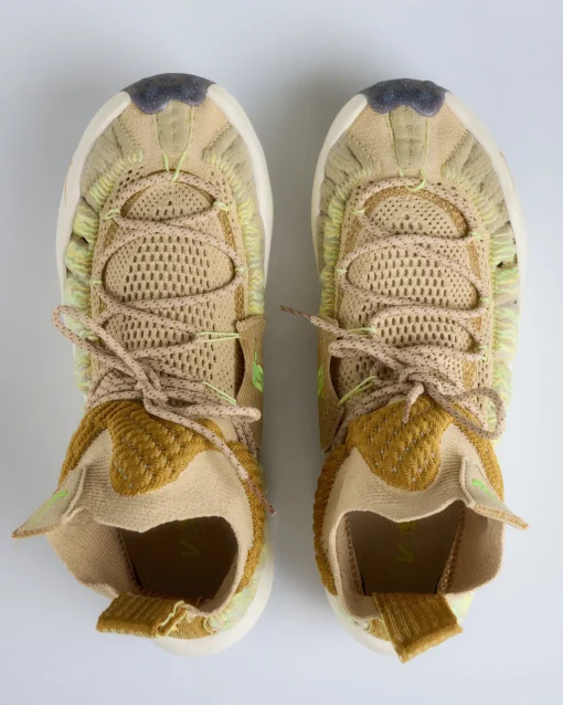 Outlet Nike Men's ISPA Sense Flyknit Sesame/Desert Ochre-Coconut Milk