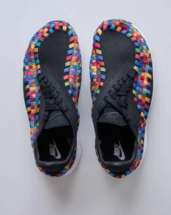 Hot Nike Women's Air Footscape Woven Black Black-White