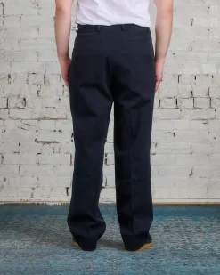 New Norse Projects Benn Relaxed Cotton Wool Trouser Black