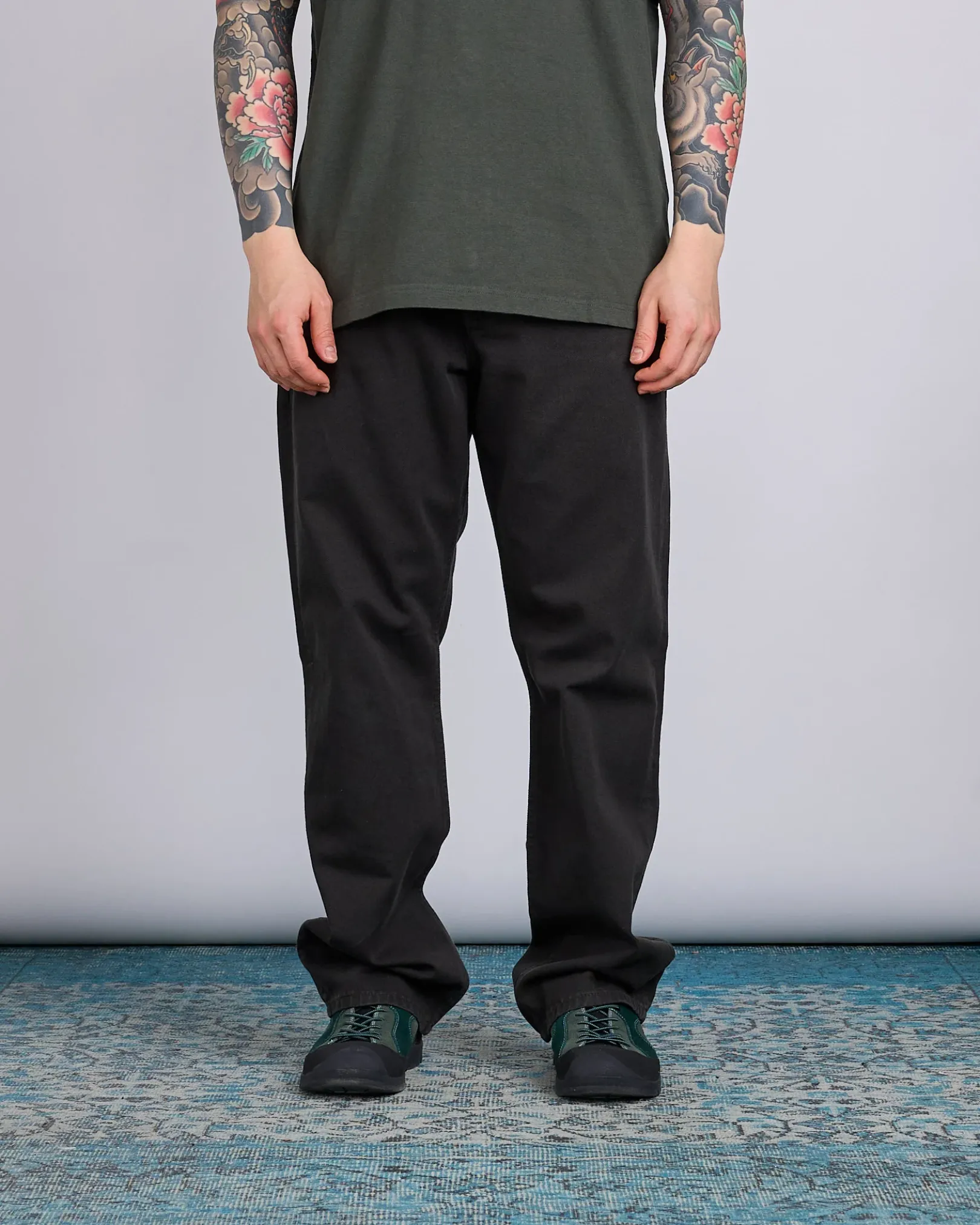 New Norse Projects Mogens Relaxed Heavy Twill Pant Black