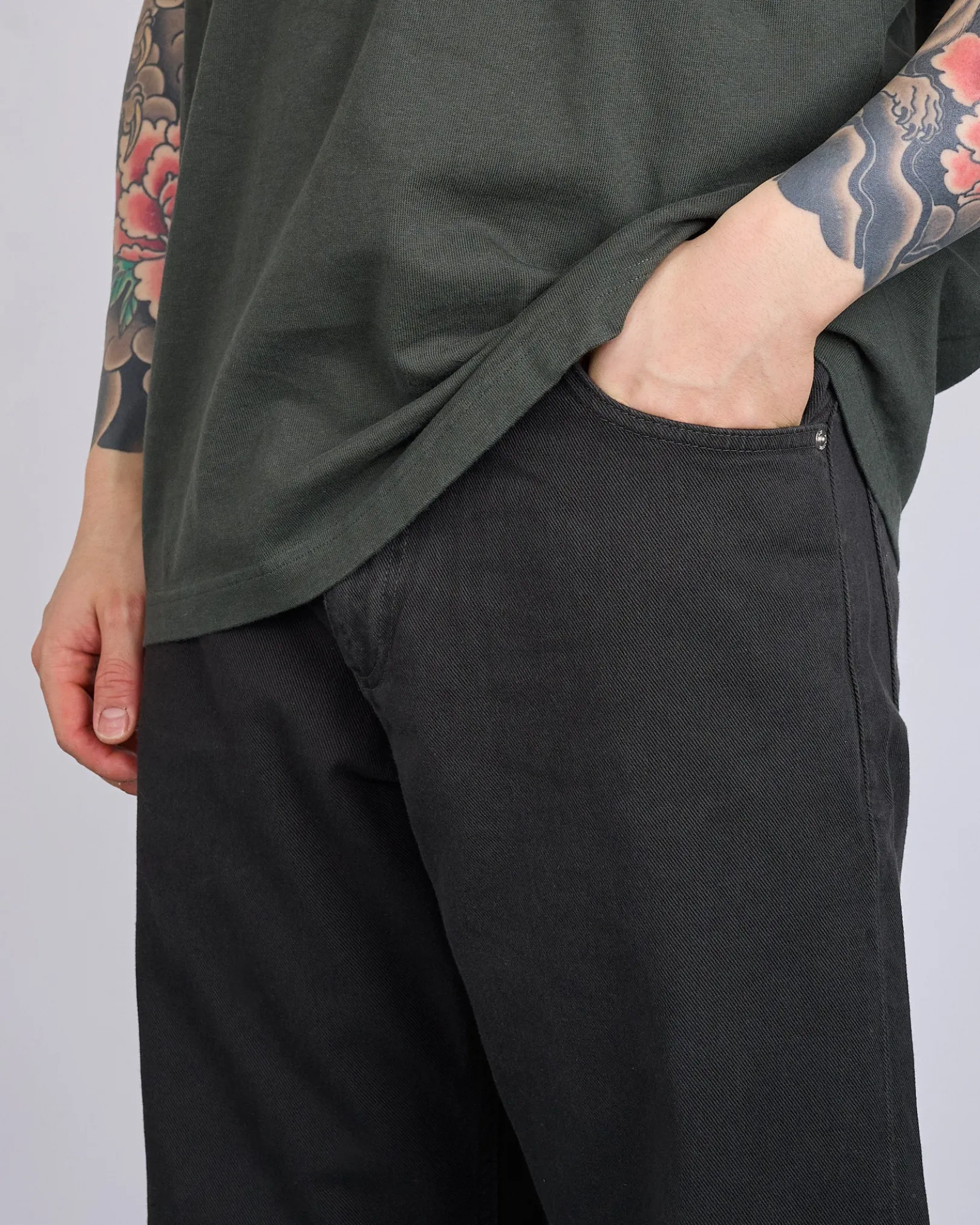 New Norse Projects Mogens Relaxed Heavy Twill Pant Black