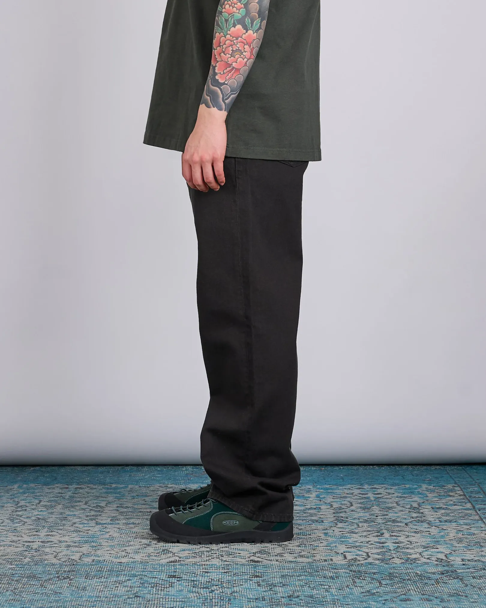 New Norse Projects Mogens Relaxed Heavy Twill Pant Black