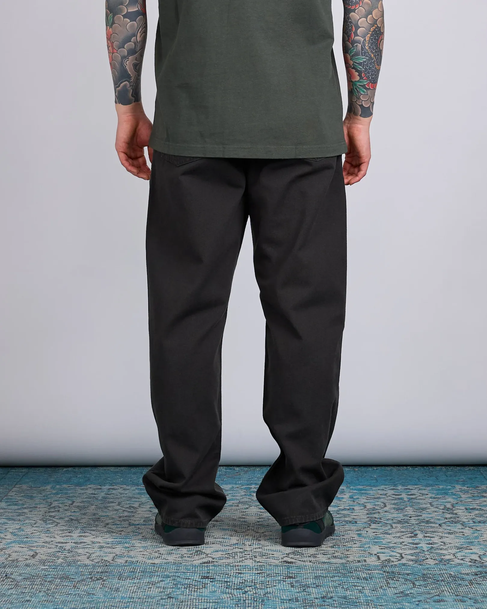 New Norse Projects Mogens Relaxed Heavy Twill Pant Black