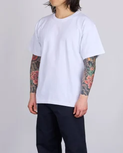 Best Norse Projects Simon Heavy T-Shirt White