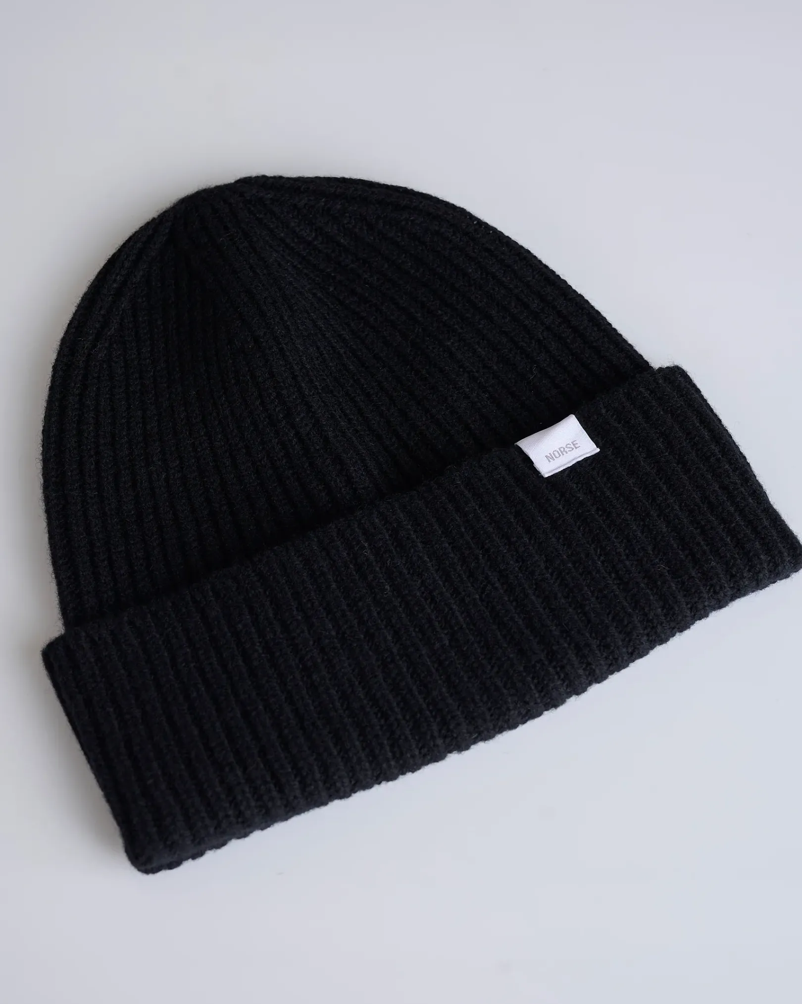Discount Norse Projects Standard Merino Lambswool Beanie Black