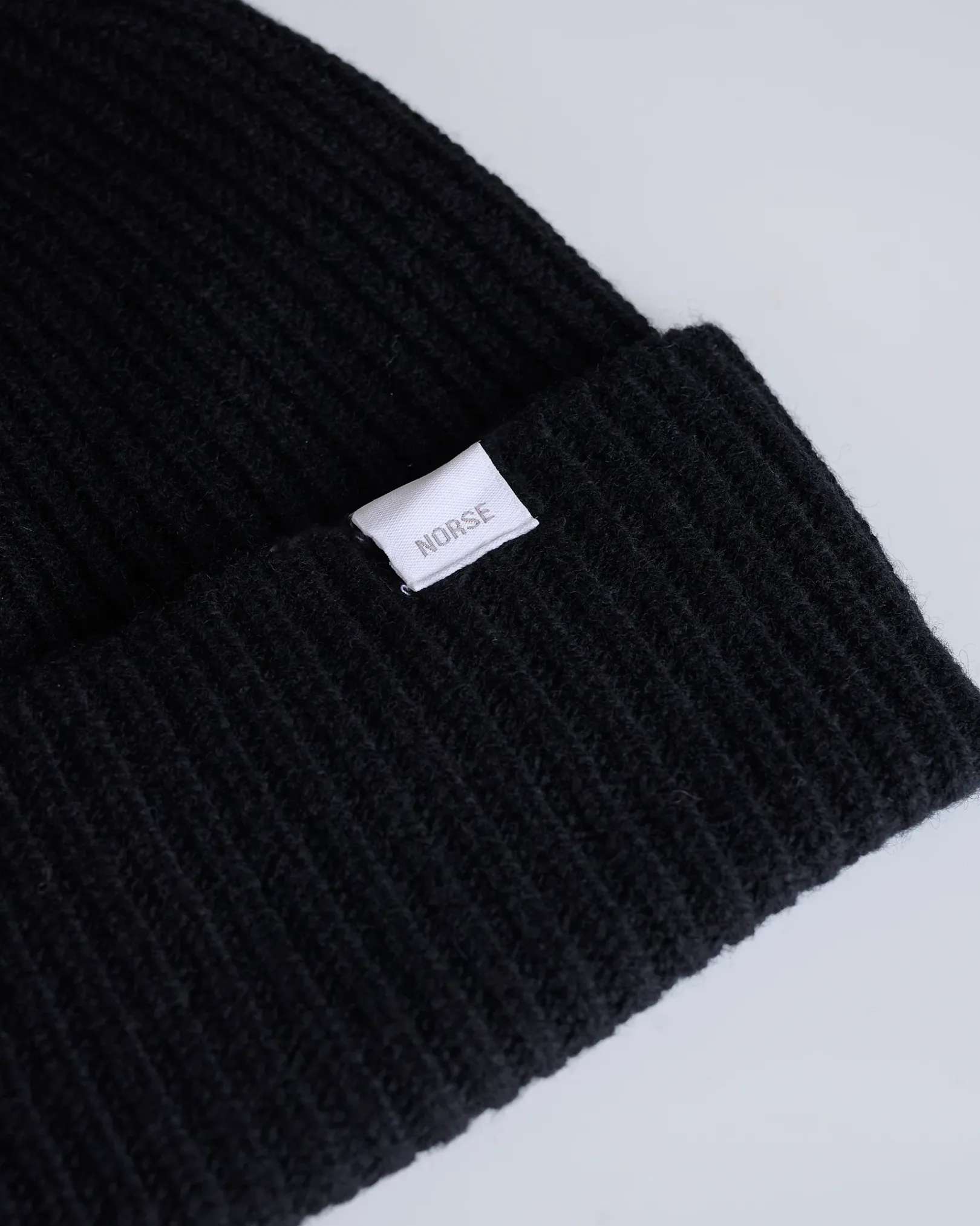 Discount Norse Projects Standard Merino Lambswool Beanie Black