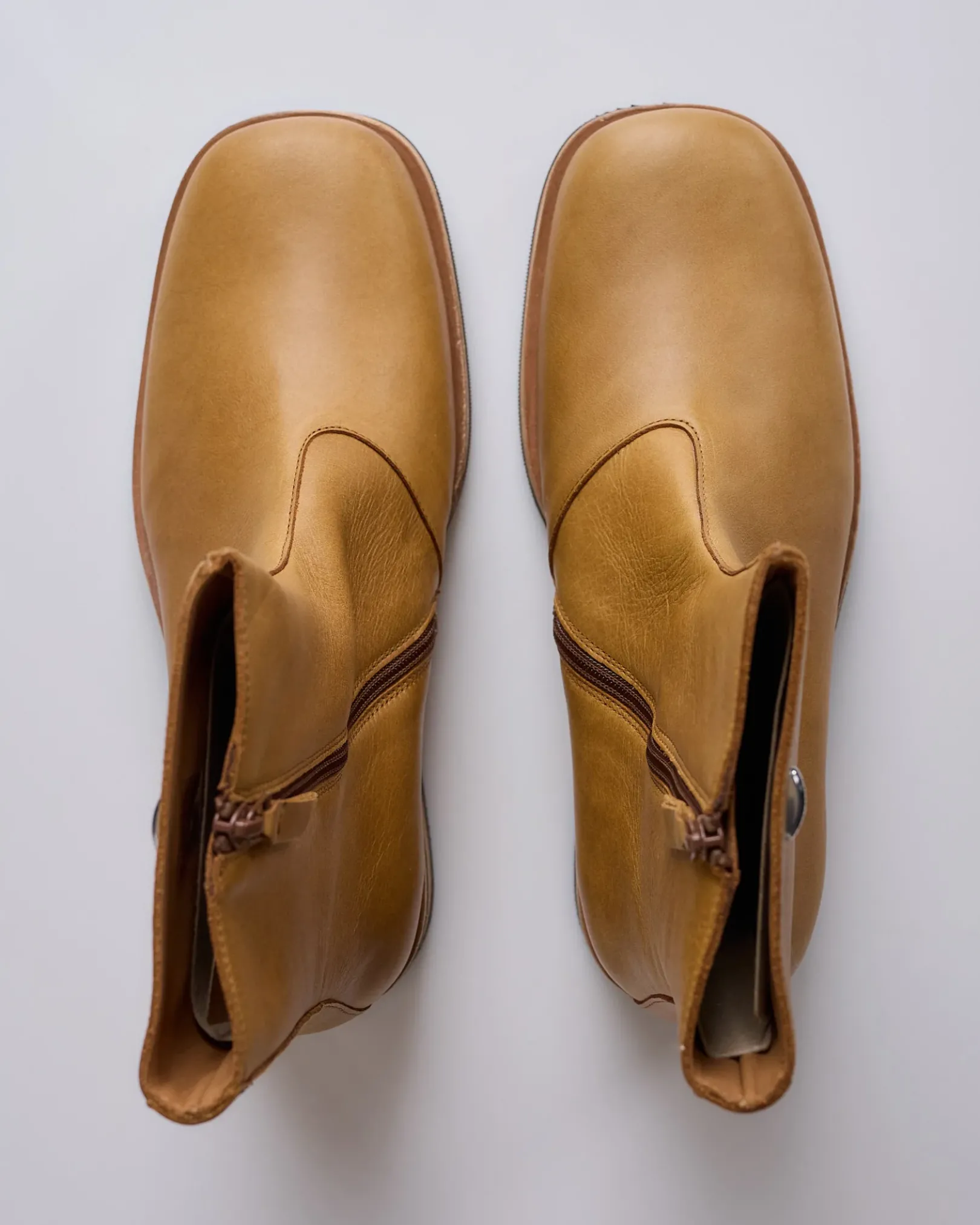 New Our Legacy Camion Boot Burnt Sugar Leather