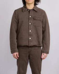 Sale Our Legacy Cut Rebirth Jacket Choco Overdye