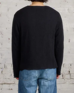 Hot Our Legacy Double Lock Longsleeve Black Crochet Stripe