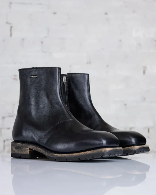 Online Our Legacy Engine Boot Deep Black Leather