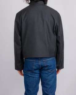 Hot Our Legacy Mini Jacket Premium Charcoal Office Wool