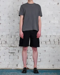 Sale Our Legacy Mount Cargo Short Black Canvas