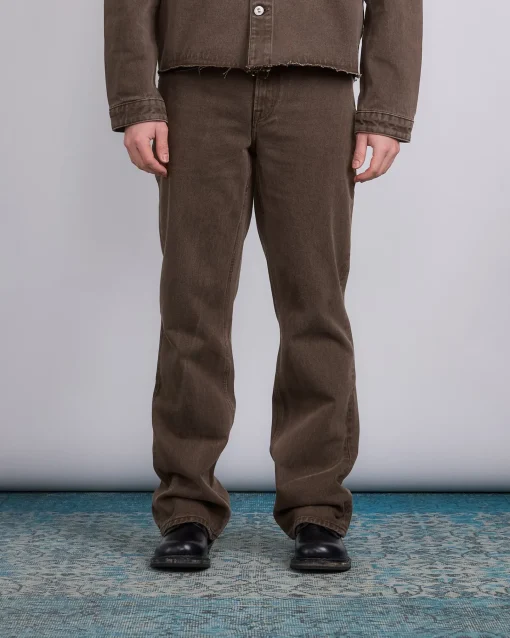 Hot Our Legacy 70s Cut Jean Choco Overdye