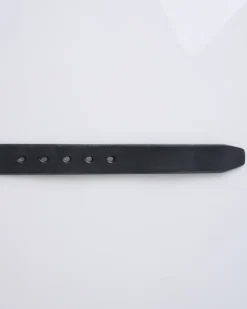 Fashion Our Legacy Star Fall Bridle Leather Belt Black