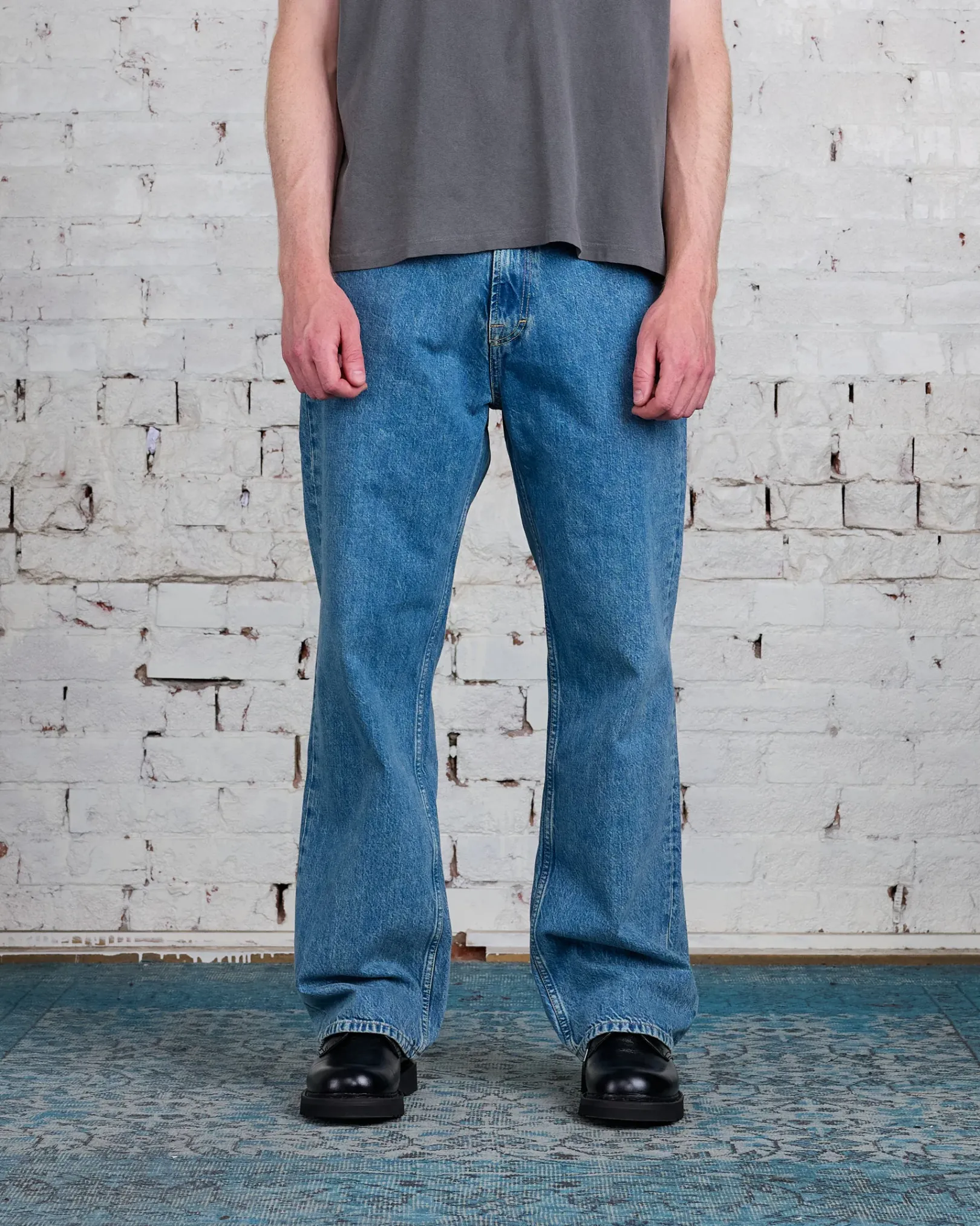 New Our Legacy Third Cut Jean Blue Tech Wash Denim
