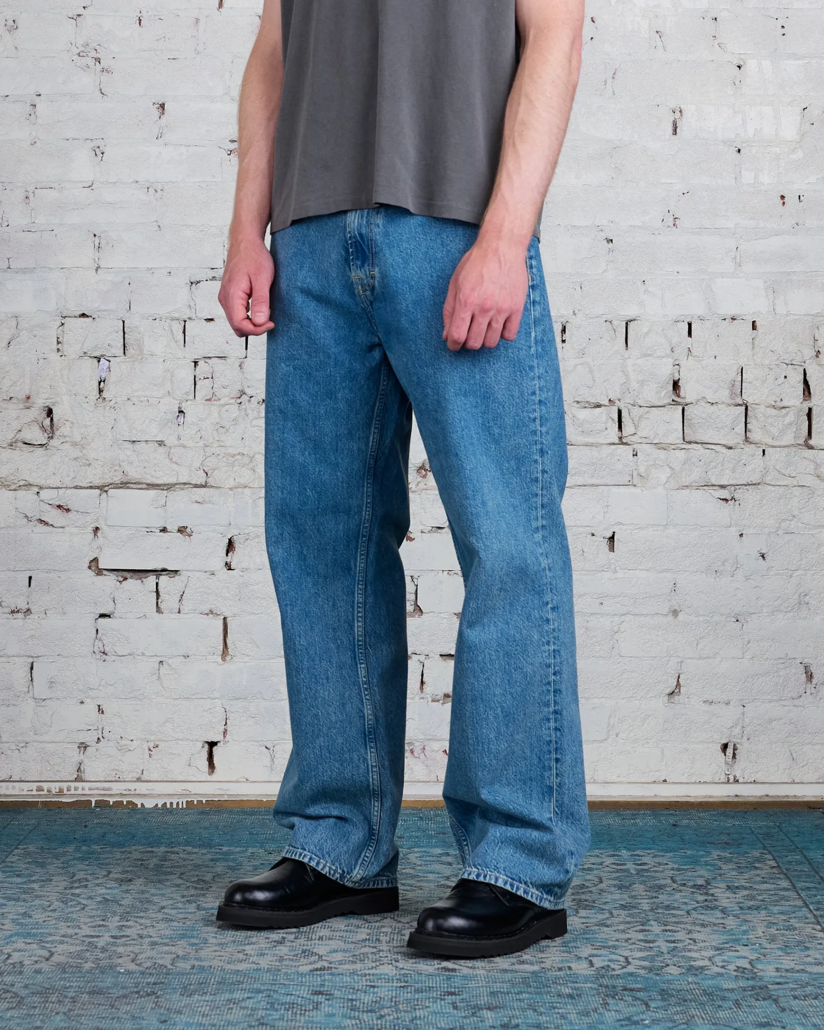 New Our Legacy Third Cut Jean Blue Tech Wash Denim