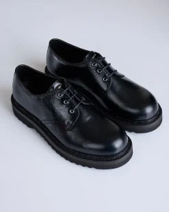 Clearance Our Legacy Trampler Shoe Black Cracked Patent Leather